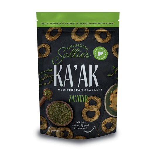 Grandma Sallie's Ka'ak Mediterranean Crackers, ZA'ATAR